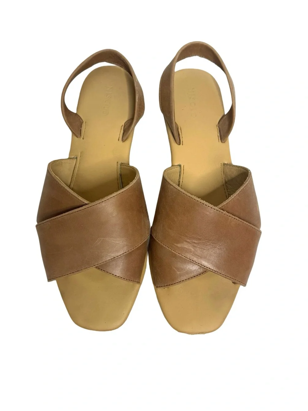 Nisolo | All Day Cross Sandal in Almond 9
